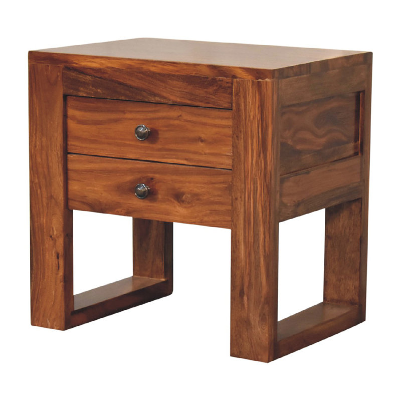 Skerry 40cm W Solid Wood Bedside Table