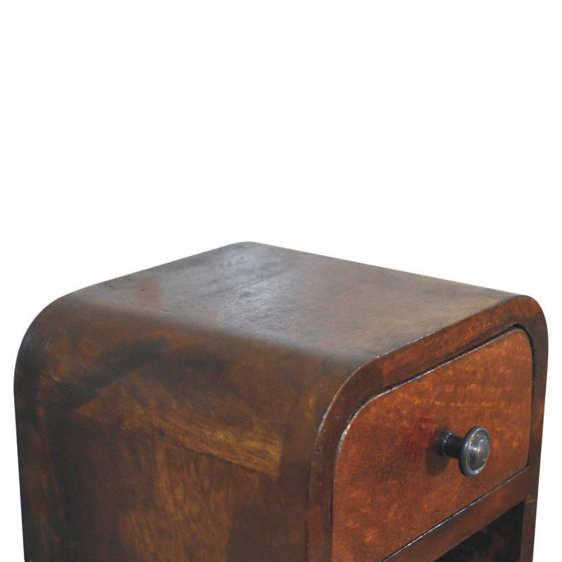 20cm W Solid Wood Bedside Table