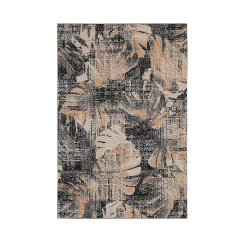 Premium Woven Carpet, 2.6 x 4.0 Feet | 100% Polyester, Antibacterial, Non-Slip Underside | 3D Digital Printing, Machine Washable, Pile Height: 0.04 in | Ideal for Living Room, Bedroom, and Home Decor