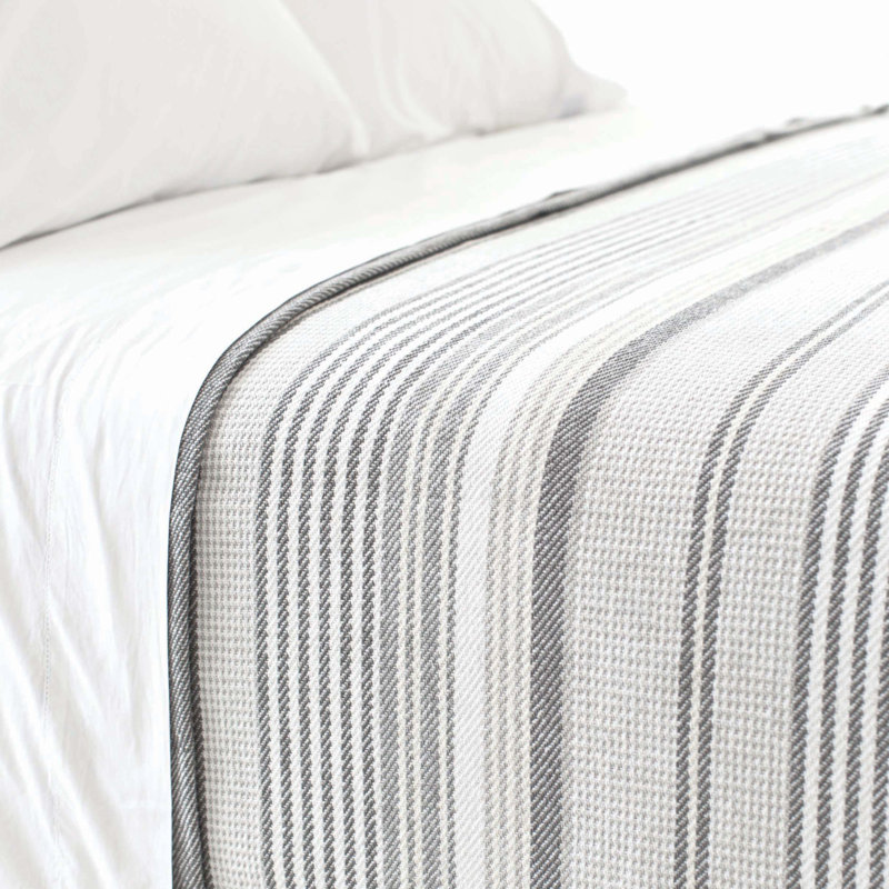 Reversible Cotton Full/Queen Gradation Woven Blanket