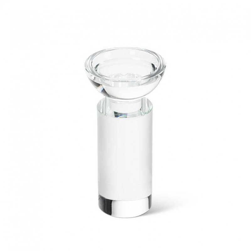 Column Pillar Candle Holder, 7.5" H x 4" W x 4" D