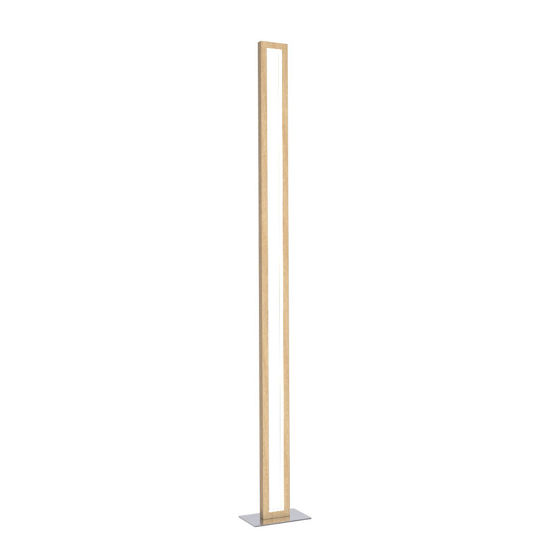 Frame 62.4'' LED Column Floor Lamp, Maple