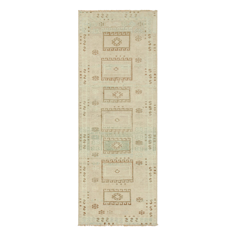 One-of-a-Kind 2'3x6'2 Hand Knotted Area Rug
