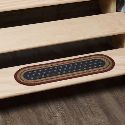 Festive Finds Jute Americana Almond Stair Tread
