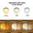 Robot-Shaped Wood End Table - 360° Rotating Storage Chest, 3-Color LED Lights & Lockable Rolling Wheels