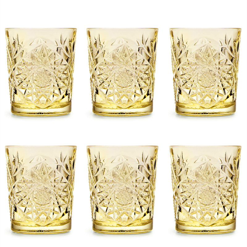Rüdiger 355ml Drinking Glass Set,  Yellow