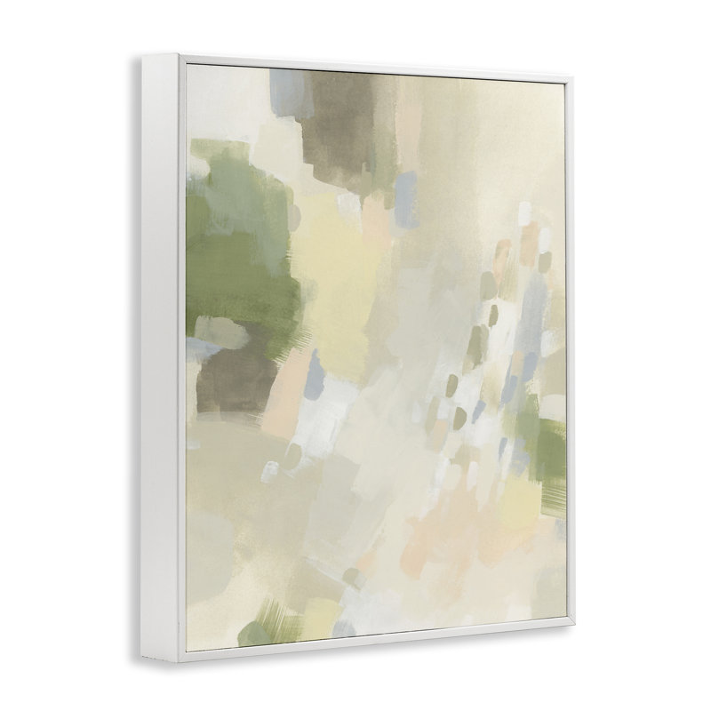 Art numérique discret par joris Hoefnagel, Estampe numérique encadrée blanc bord de mer, H 14 po x l 11 po