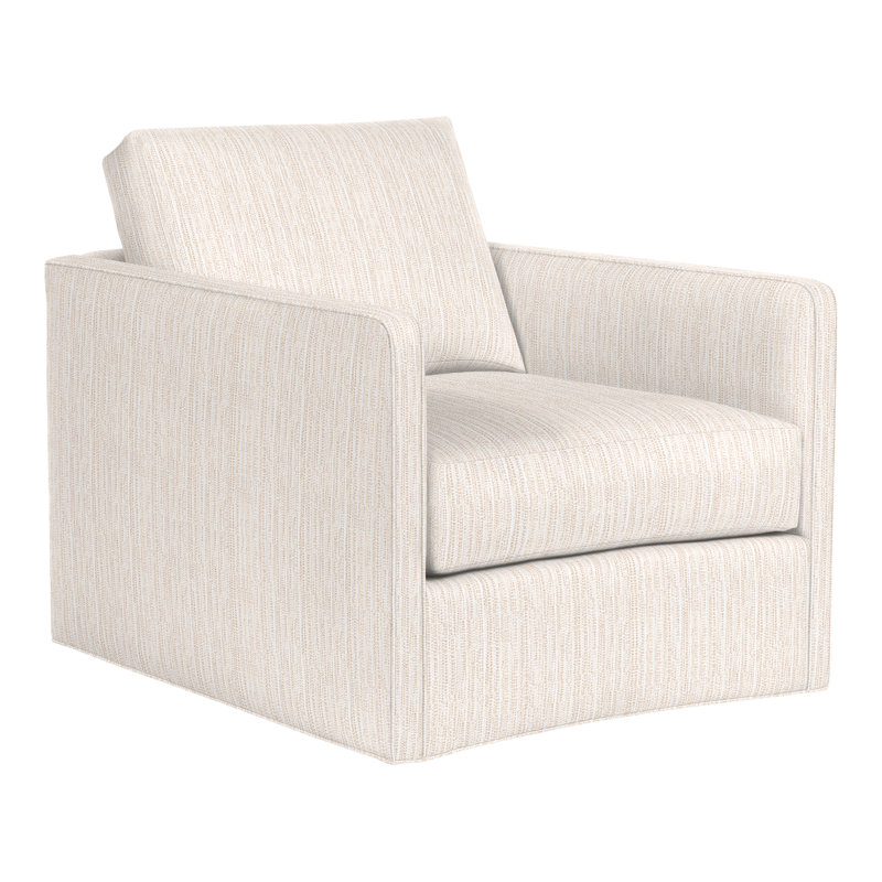 Wynne Swivel Chair, Perigold Poros Eggshell