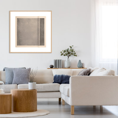 «Folded III» par Bobby Berk - Cadre photo unique, impression sur toile, l 48 po