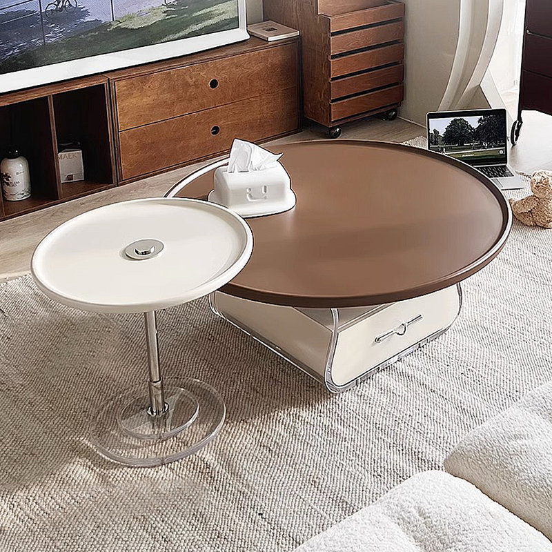 Ensemble de tables basses rondes Style, Café