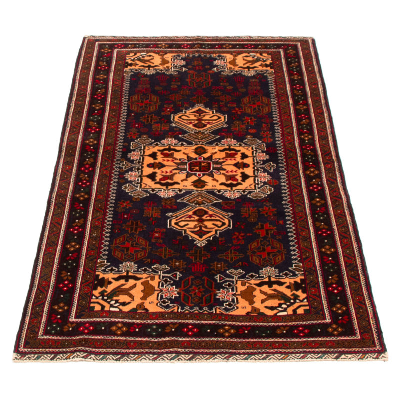 Teimani Navy Rug 3'7" x 6'5"