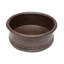 15" Round Vessel Tub Hammered Copper Sink