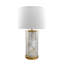 Lampe de bureau 25 po en verre et fer Brutus
