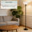 Modern Bronze Floor Lamp With Frosted Glass Shade, 72-Inch Torchiere Standing Lamp For Living Room, Bedroom, And Office Lighting