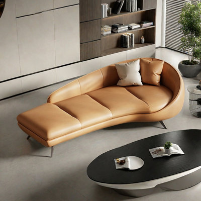 Modern Minimalist Arc Leisure Indoor Chaise Lounge