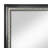 Roselyne Rectangle Mirror in Black and Silver
