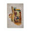 Tapis beige tissé à motif abstrait Mosso-990171194