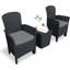 Marjo Plastic 3-Person Seating Group with Cushions-1019500969