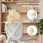 Fauteuil de bureau ergonomique à dossier haut, gris