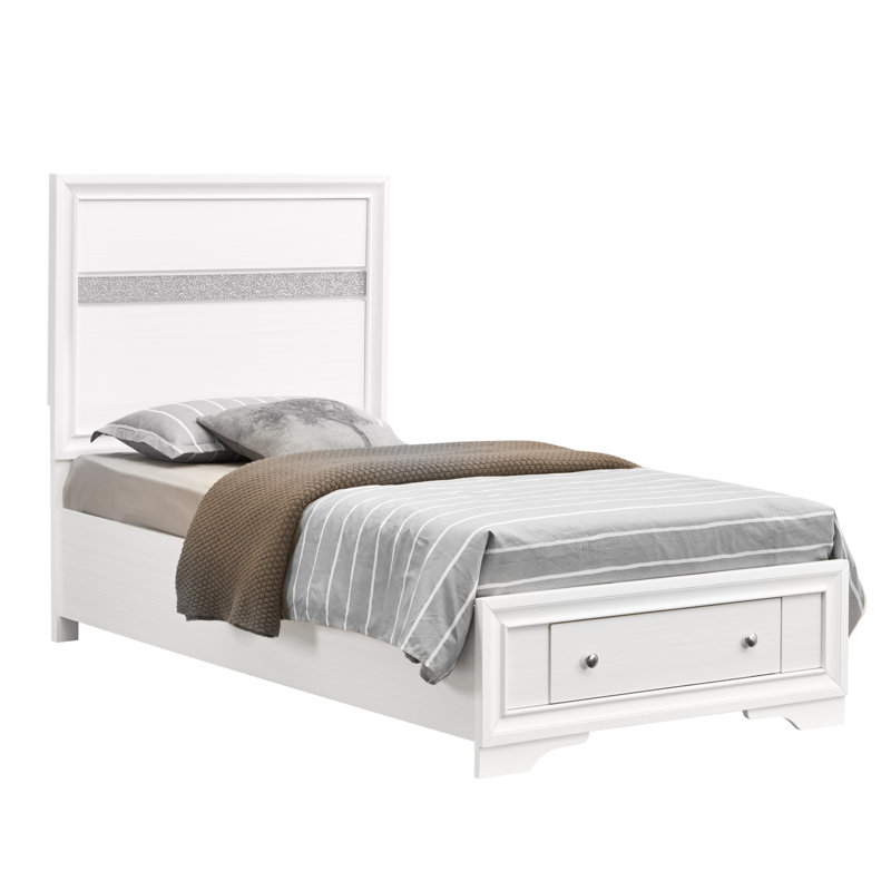 Lit Madrid G02390B-KB, Simple, Blanc