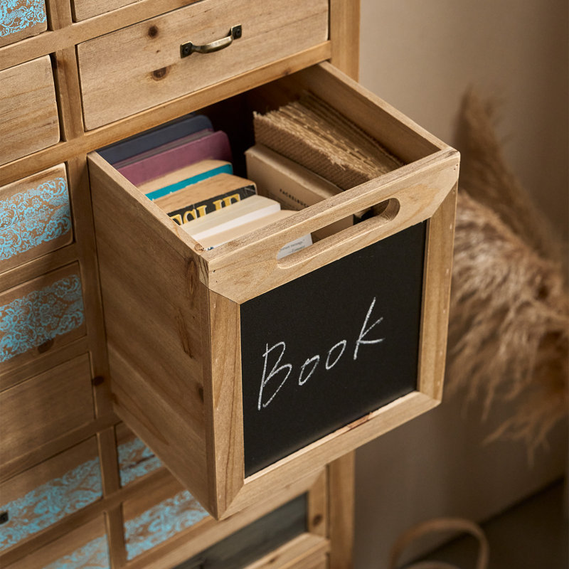 Solid Wood 1 - Door Rectangle Accent Cabinet