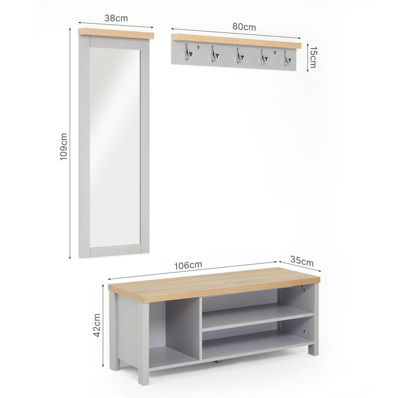 Beardall 3 Piece Hallway Set