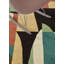 Jazzy Hand Knotted Wool Abstract Area Rug-1417592786