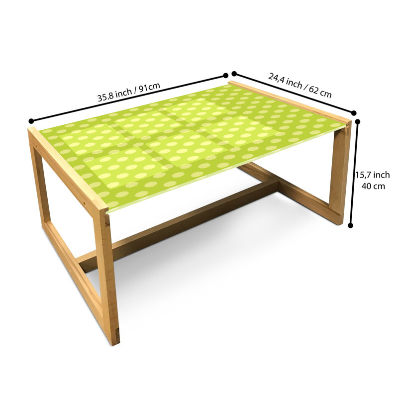 Jamile Sled Coffee Table, 90cm H x 62cm W x 40cm D