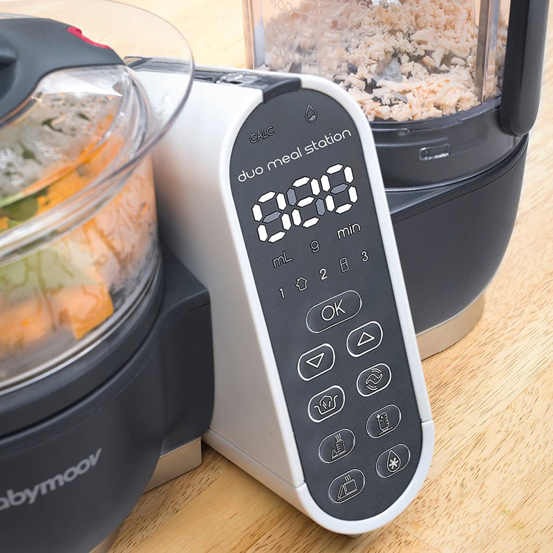 Industrial Grey Multi-Speed Baby Food Maker and Blender with 72-oz Capacity