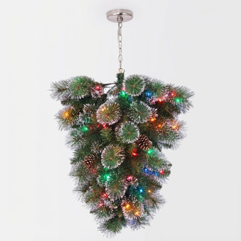 Lustre d'arbre de Noël classique Plug & Play Upside Down