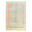 Reversible cotton sumak hand woven rug 7'X 10'4"