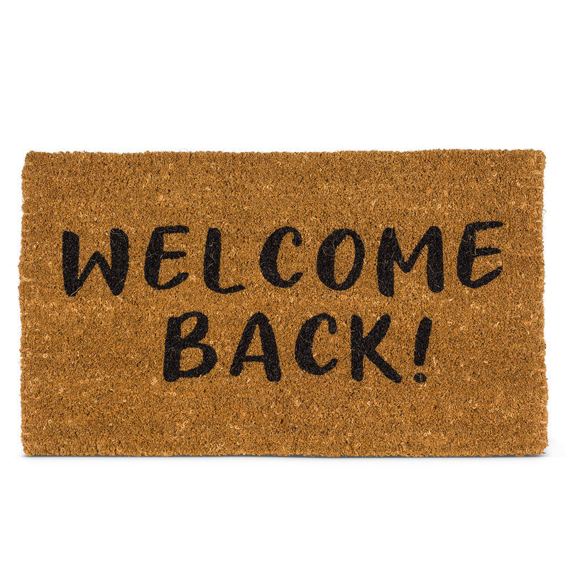 Tapis de porte d'extérieur 18 po x 30 po Grubb Welcome Back