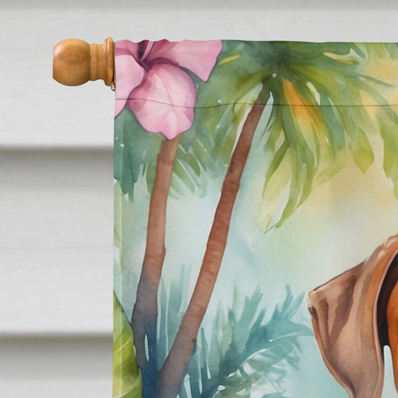 Drapeau pour animal à double face H 40 po x l 28 po