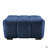 Sofas Blue Chenille Ottoman
