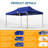 15 Ft. W x 10 Ft. D Pop up Canopy Tent for Parties-101079477