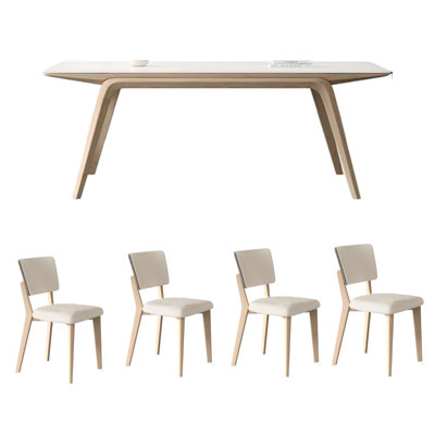 Rectangular Nordic dining table