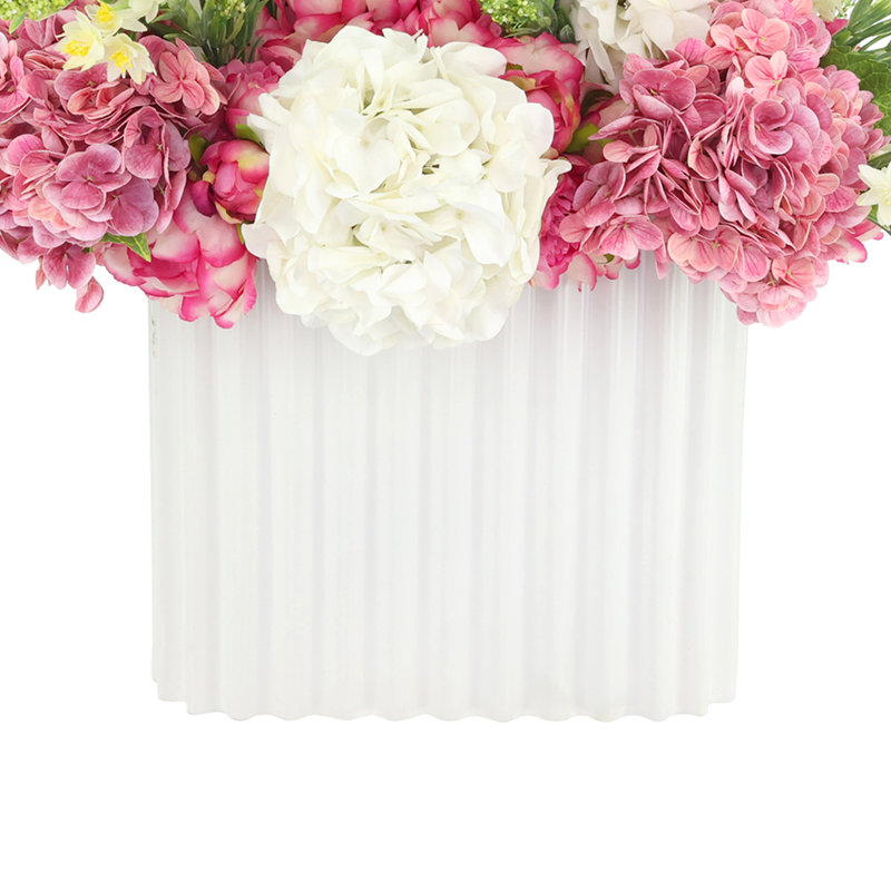 Centerpiece with Peonies, Hydrangeas and Wild Heather