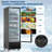 17.7 Cu.ft Glass Door Beverage Cooler – 5 Adjustable Shelves, Digital Thermostat for Home or Store