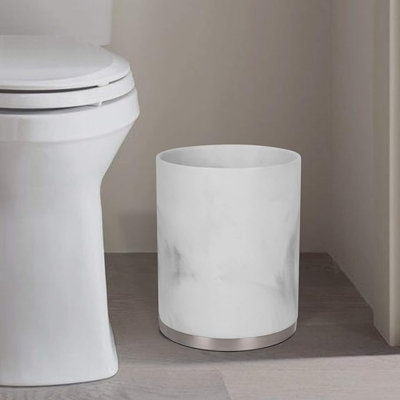 Corbeille à déchets, résine, 7 pte