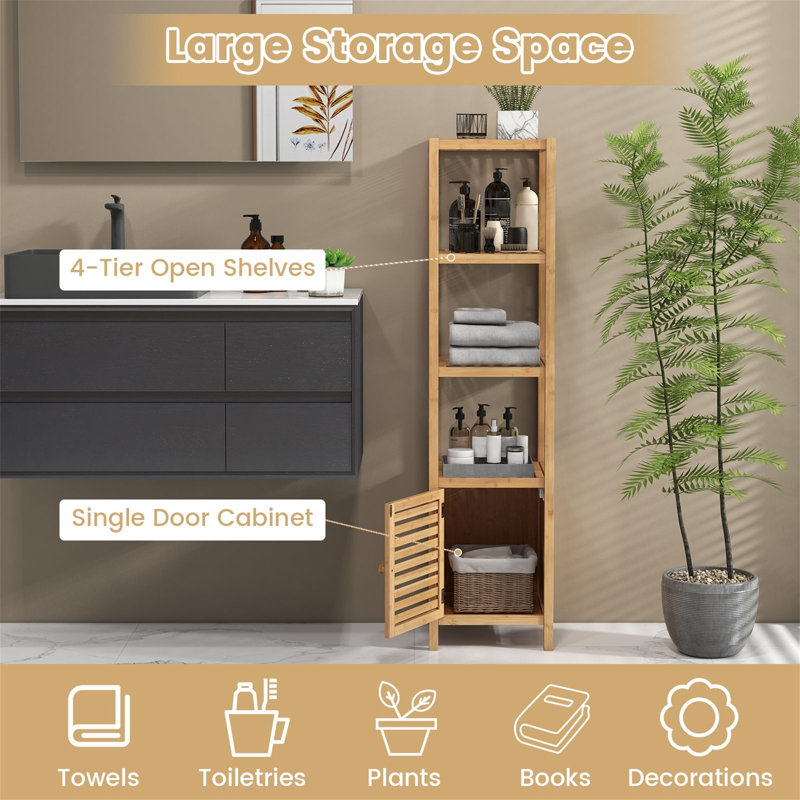 Freestanding Linen Cabinet