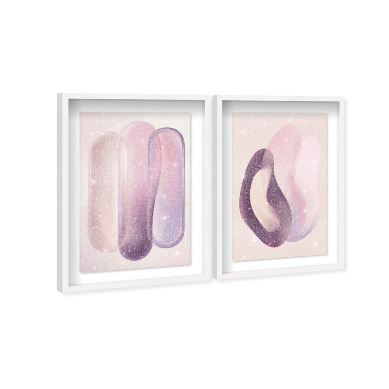 Berry Love Set Set by Oliver Gal, 111"H x 75"W, White Shadowbox