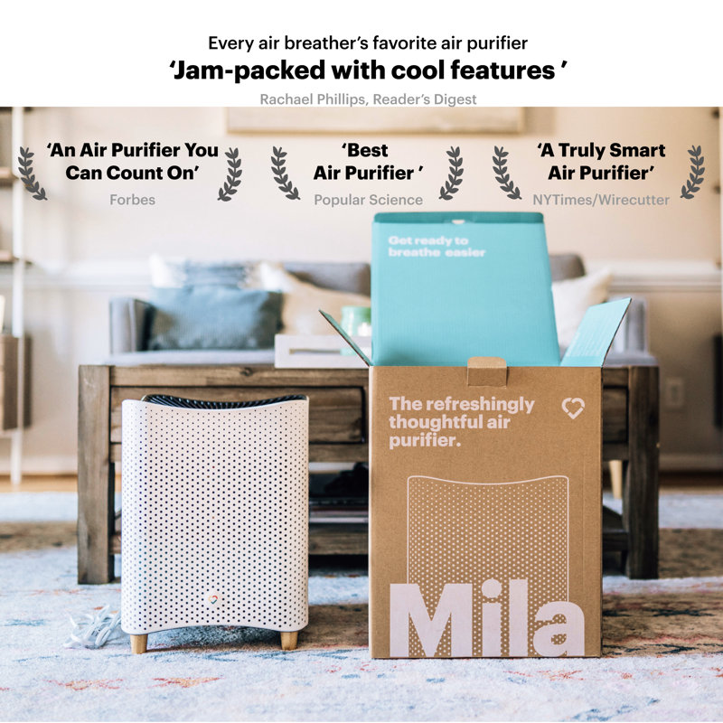 Mila Air Purifier with Basic Breather Filter for General Particulate Removal