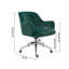 Galilea Velvet Office Chair-830877080