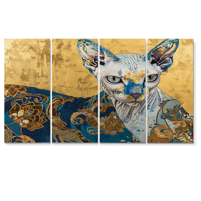 Ensemble d'art mural 4 pièces Khari, H 28 po x l 48 po