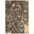 Baylen Abstract Gray/Beige Area Rug-22960060