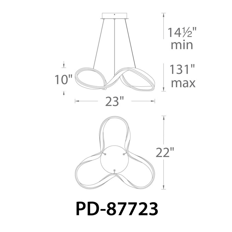 Vornado 1 - Light LED Pendant