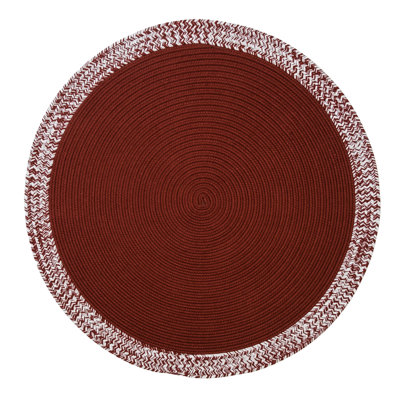 Tapis rond réversible de Noël Gruentker