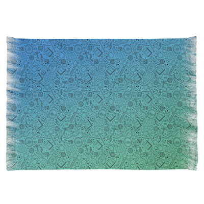 Tapis vert/bleu dégradé rpg Mcguigan