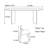 Household simple ash wood oval dining table set-106899395