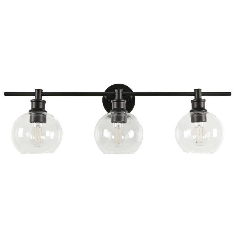 Lyndzey 3 - Light Dimmable Vanity Light, Black